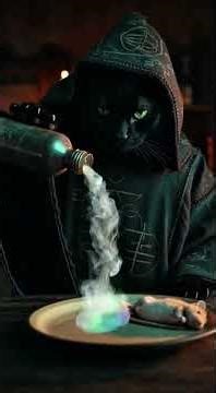 When a Cat Becomes a Wizard 🐱🧙‍♂️ | Flying Broom & Dark Magic Potion Story