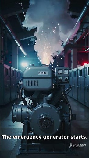 Generator Powers Back a Hospital During Blackout