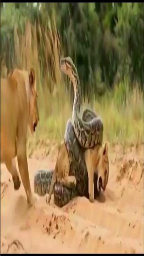 Lions vs Giant Python – Savage Jungle Showdown.Who would Win! 🐍🦁