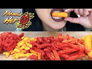 ASMR FLAMIN HOT CHEETOS | Extreme Crunch Eating Sounds | ASMR Phan