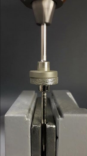 Testei fazer fricção usando ponta diamantada #experiment