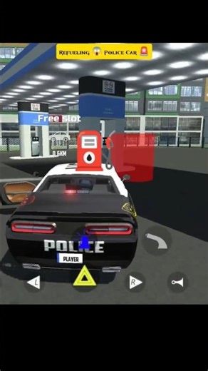 Refueling 😱 x Police Car 🚨 ! IN car simulator 2!! #carsimulator2newupdatedownload #cargame #modified