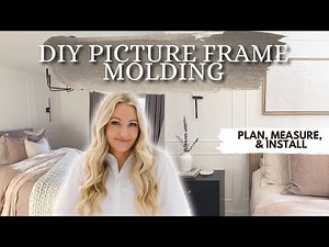 The Ultimate DIY Picture Frame Molding Guide - Easy Accent Wall Idea - How To Plan & Install