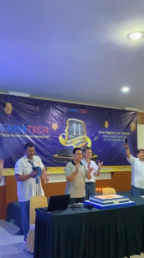 Gamatech on Instagram: "Gamatech Gathering 2025 🎉 Hari ini, kita bukan hanya merayakan ulang tahun Gamatech… tapi juga merayakan kebersamaan yang membuat kita terus tumbuh lebih kuat. ✨ Grow Together, Fun Together ✨ Terima kasih untuk setiap perjalanan, tantangan, dan tawa yang kita lalui bersama. Mari terus melangkah, memperkuat kolaborasi, dan membuka lebih banyak peluang untuk masa depan Gamatech yang lebih besar! 💙 Bersama kita hebat. 💼 Bersama kita kuat. 🚀 Bersama kita maju."