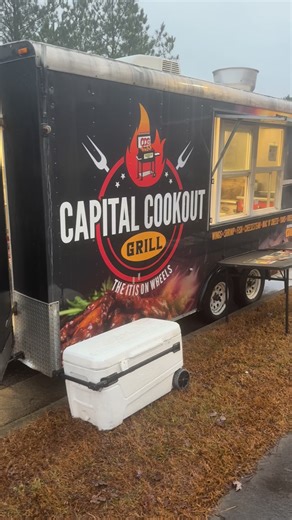 Cold night! But a good night to grab a plate and watch a movie eating some hot fish! | Capital Cookout Grill