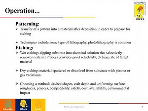 MEMS - Micro Electro Mechanical Systems (MEMS) and its Applications