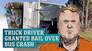 Truck driver granted bail over ‘horrific’ school bus crash
