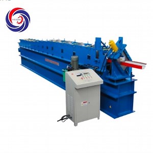 [Hot Item] Galvanized Steel Aluminum Ridge Capping Rain Gutter Roll Forming Machine
