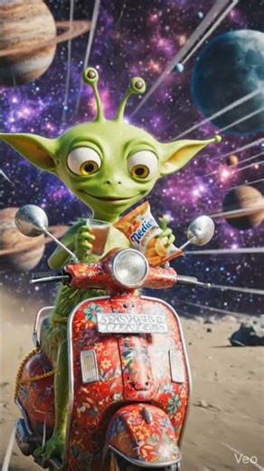 Green Alien | Chips khate kha rha hai | #shorts ‪@GreenAlienWorld1‬