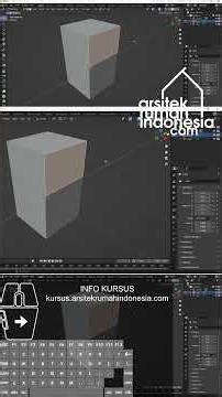 extrude manifold #blenderindonesia #blender3d #blendertutorial #blender