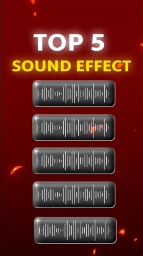 👉 Top 5 sound effects every creator must use! 🔥 || #shorts #soundeffects #videoediting #trending