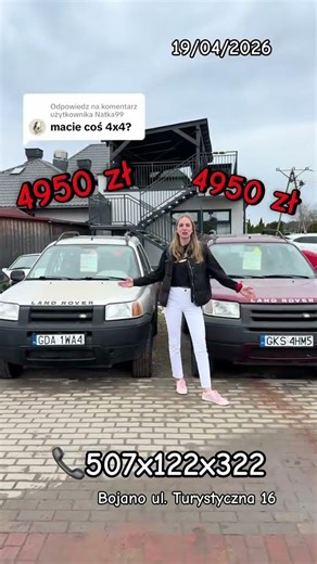 Terenowe auta do 5 tysięcy złotych w autohandlu marcello 4x4