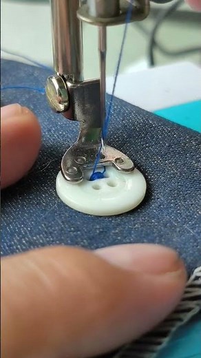 Installing a Button Complete Guide #sewing #sewinghacks
