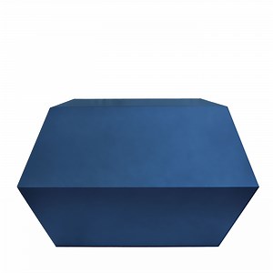 Pop & Op Diamond-Shaped Blue Coffee Table By Carlo Rampazzi