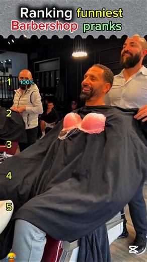 Top 05 funniest barbershop pranks #shorts #funny #viral #prank #funnyshorts