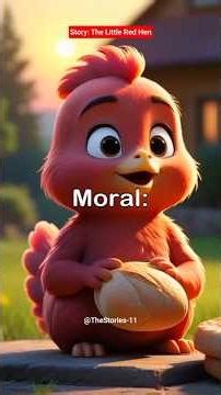 Story: The Little Red Hen #story #little #red #hen #animation #littlebird #viral #ai #fyp #ytshorts