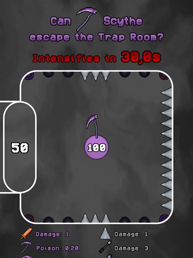 Escape the Trap Room! - Scythe ☠️ Can Scythe escape the Trap Room? #timetrial #rpg #asmr #fight