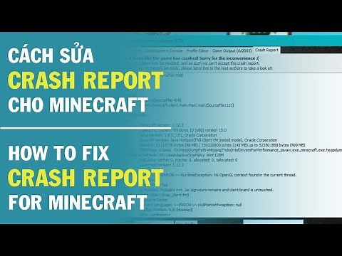 How to fix Crash Report for Minecraft