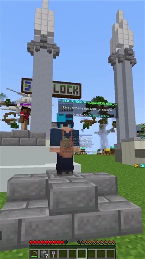 Come with me in 1 minute to check out a SkyBlock server on Minecraft version 1.21.5!