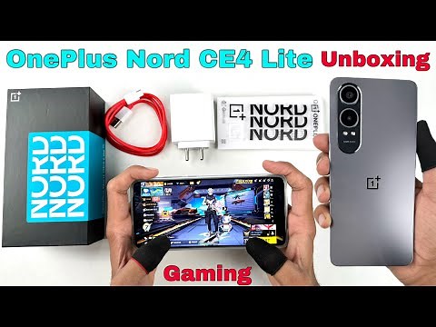 OnePlus Nord CE4 Lite 5G Unboxing and gaming test and all features