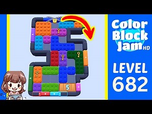 Color Block Jam Level 682 Solution Walkthrough
