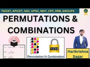 🔴 Aptitude Made Easy by Mr. Harikrishna sagar – Permutations & Comb| Tricks| #exampreparation ✅ 🚀🎓