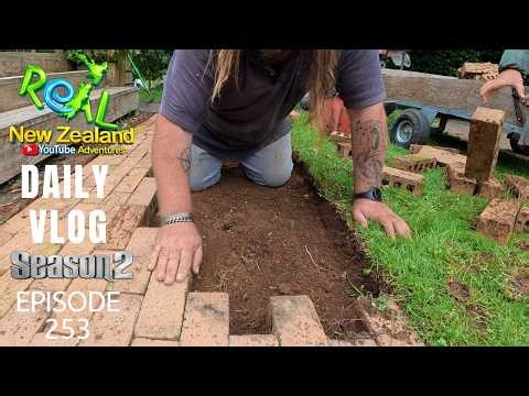 I finally get the bricks finished out the front [Life in New Zealand season 2#253]