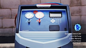 Cornwell Tools Premium Semi-Automatic R134a Refrigerant Recovery Machine – on special in June! Long 12’ hoses allow more versatility and a 2-stage vacuum pump provides industry-leading efficiency. Large, color multilingual display. Includes free dust cover and 2-year warranty. Ask us how to get this summer essential! | Cornwell Quality Tools