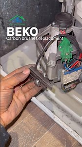 Replacing Beko washing machine carbon brushes