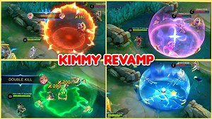 All Kimmy revamp skin gameplay, skills and effects | CrynZo
