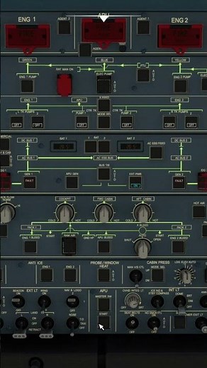 Tutorial on how to start up the Airbus A320 #aviation #tutorial #airbus