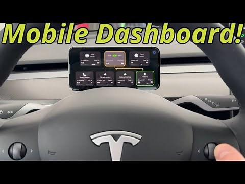 Tesla Model Y Blind Spot Monitoring & More! With Teslogic V2 Digital Mobile Dashboard Display!