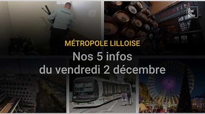 Les cinq infos du vendredi 2 décembre 2022