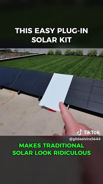 Easy Plug-In Solar Kit That Outshines Traditional Panels