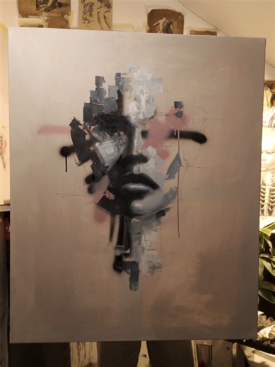 art reveal . . #artreel #oilpainting #painter #artist #portrait