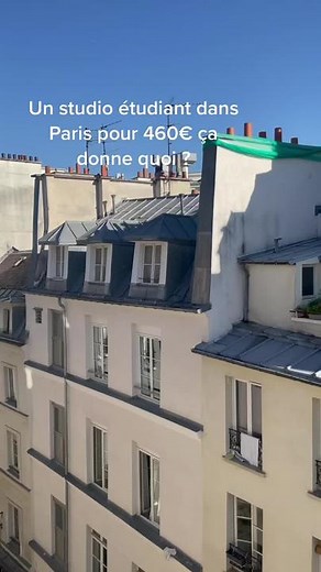 Visite d'un studio étudiant à Paris pour 460€