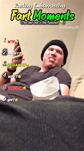 Ranking embarrassing fart moments 😭😂 #viral #funny #embarassingmoments #fart #blowup