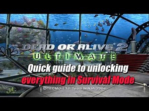 Dead or Alive 2 Ultimate - A quick guide to all the Unlockables