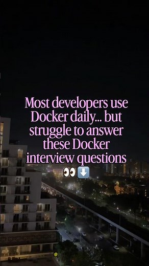 Docker Interview Questions ⬇️