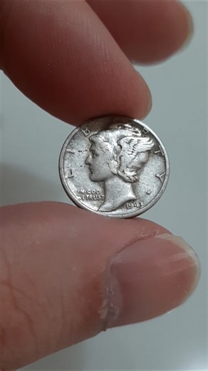 Dime mercury 1943 USA silver