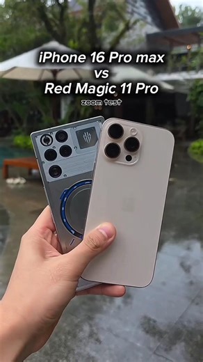 iPhone 16 Pro Max vs Redmagic 11 Pro - Whose CAMERA ZOOM Is The BEST❓, #shorts
