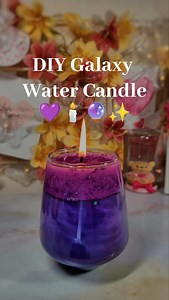 3.3M views · 86K reactions | DIY Galaxy Water Candle ️✨#craft #creative #reels #galaxy #galaxycandle #diy #handmade #decor #decoration #spring #satisfaying #candleidea #inspiration #candlemaking #magical #easyDIY #DIY #love #asmr #candle | Art is life | Facebook