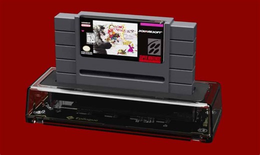 USB dock reads Super Nintendo cartridges