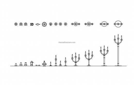 Candle Holder - Free CAD Drawings