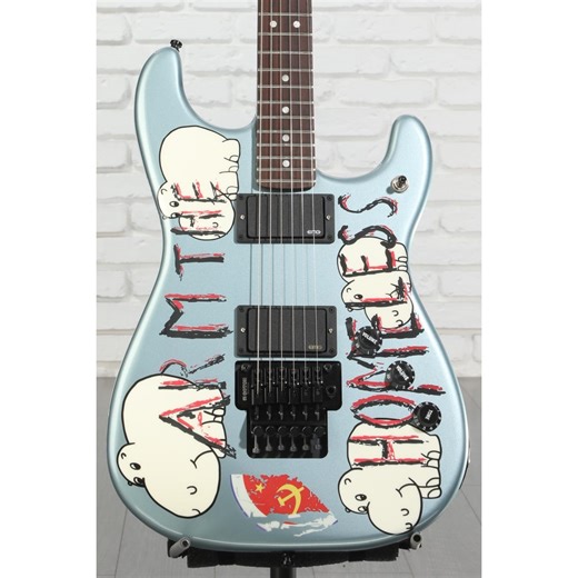 Fender Tom Morello's "Arm The Homeless" Electric Guitar - Blue Ice Metallic