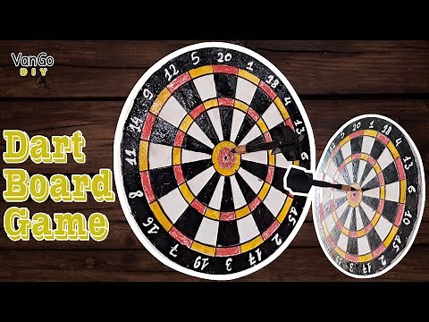 How to Make Your Own Dart Board Game | Game Outdoor Woodworking