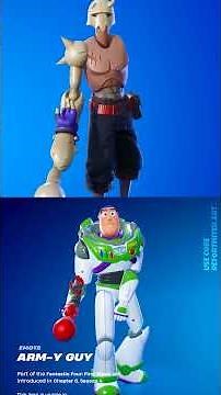 Buzz Lightyear (Toy Story) Doing Fortnite Built-In Emotes! Part 1 😂 #shorts