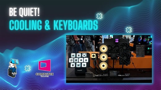 Be quiet! at Computex 2025: New coolers & keyboards