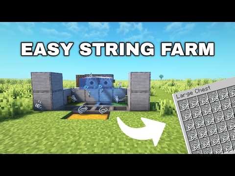 Easy String Farm in Minecraft 1.21.11