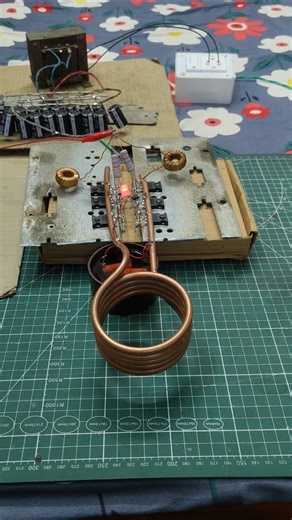 DIY High Power Induction Heater | Wireless LED Glow Hack #InductionHeater #WirelessPower